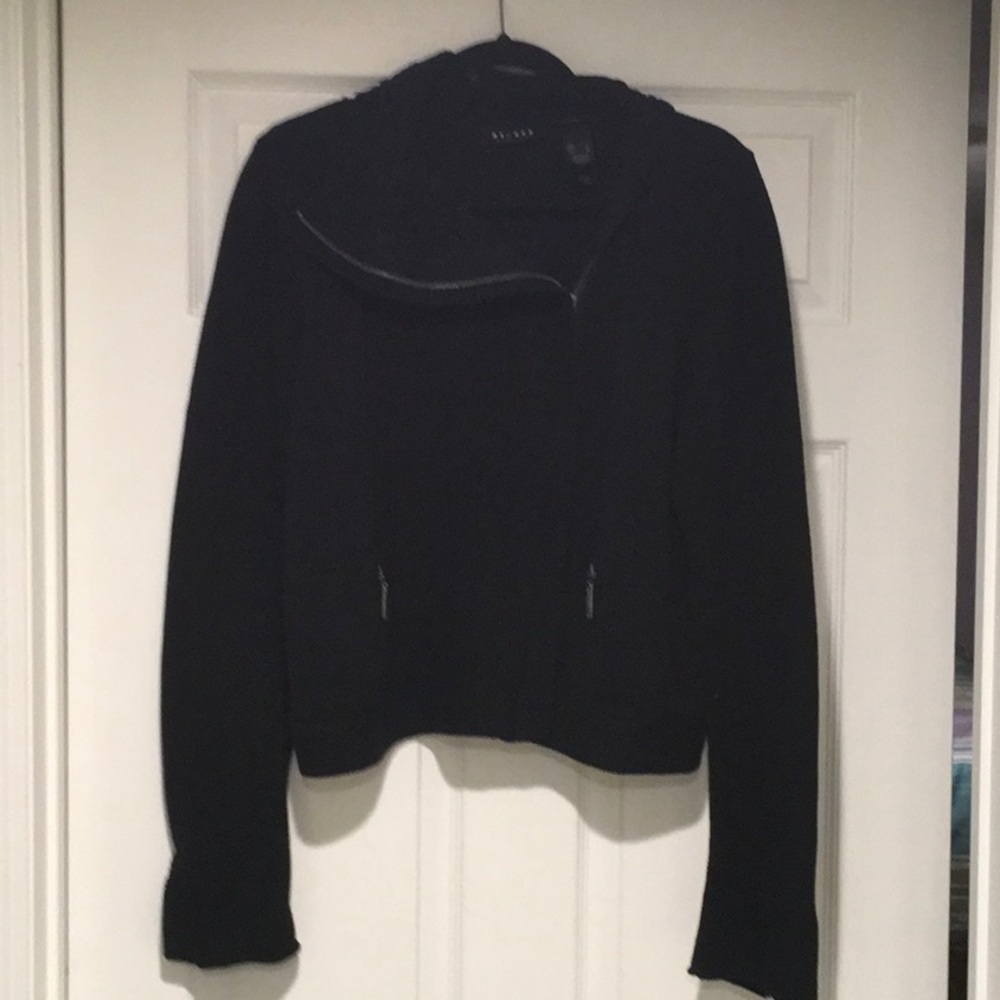 Motorcycle style sweater